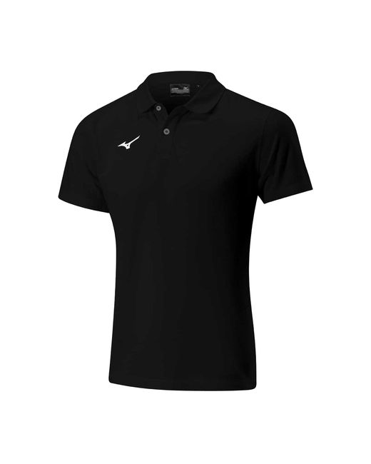 Mizuno Black Shizuoka Free Time Polo Shirt for men