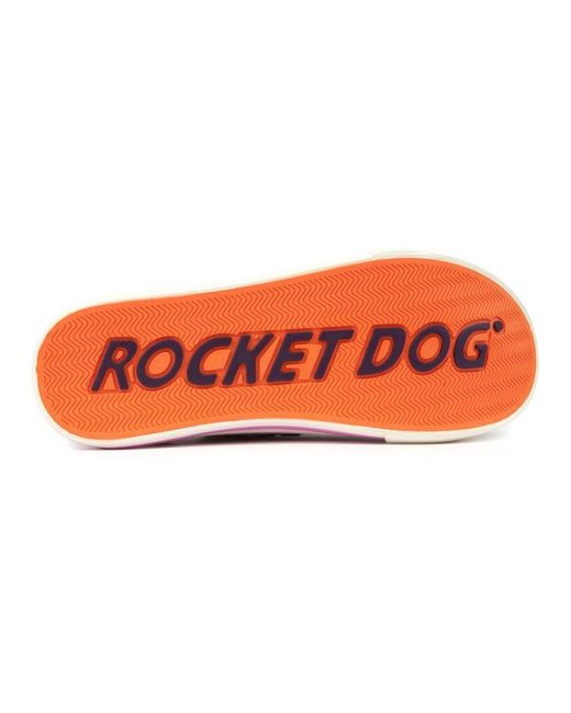 Rocket Dog Jazzin Sneakers in het White