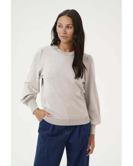 Kaffe Pullover Regular Fit Light in het Blue