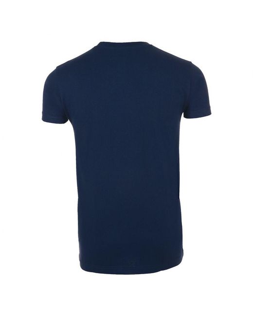 Sol's Blue Imperial Slim Fit Short Sleeve T-Shirt (French) for men
