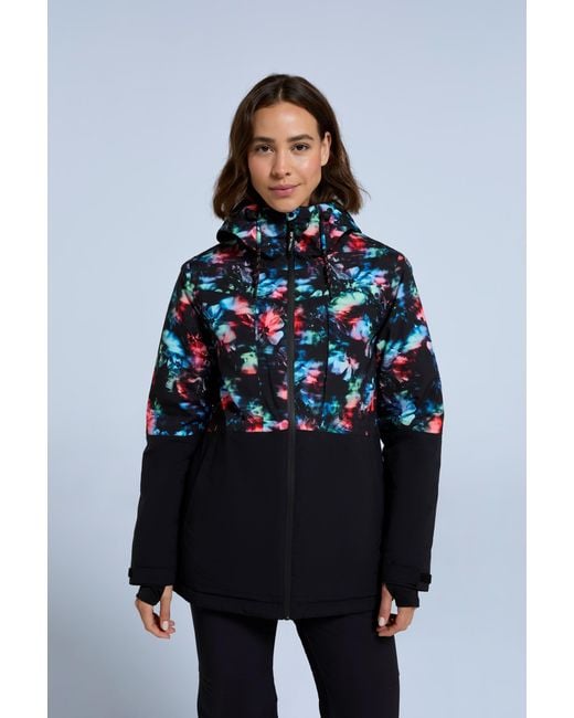 Mountain Warehouse Blue 'Edge' Ski Jacket Waterproof Breathable Winter Coat