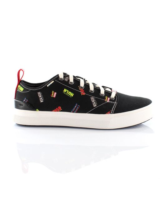 TOMS Black X Marvel Trvl Lite Low Trainers Textile for men