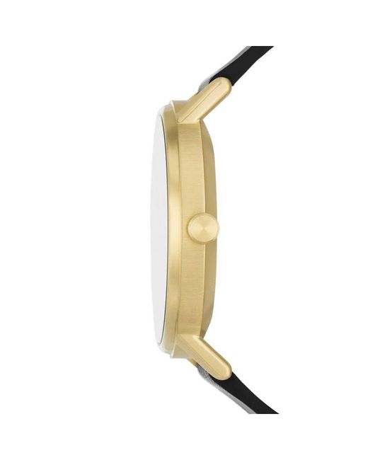 Skagen Black Kuppel Watch Skw6896 Leather (Archived) for men