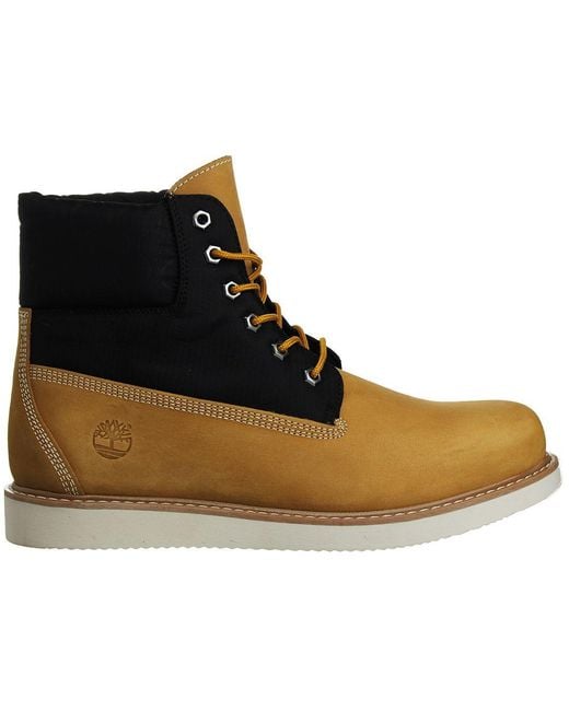 Timberland Black Newmarket Ii 6Inch Quilted Boots for men