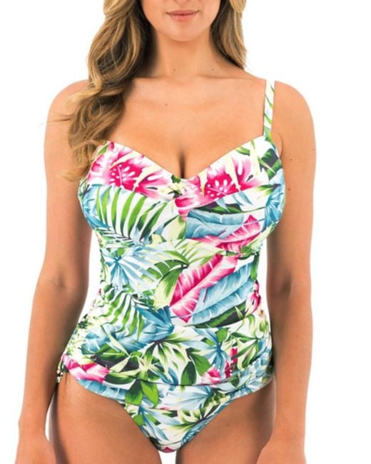 Fantasie White Langkawi Twist Front Tankini Top