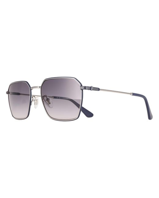 Police Gray Square Shiny Palladium Smoke Gradient Spll84 Octane 9 for men