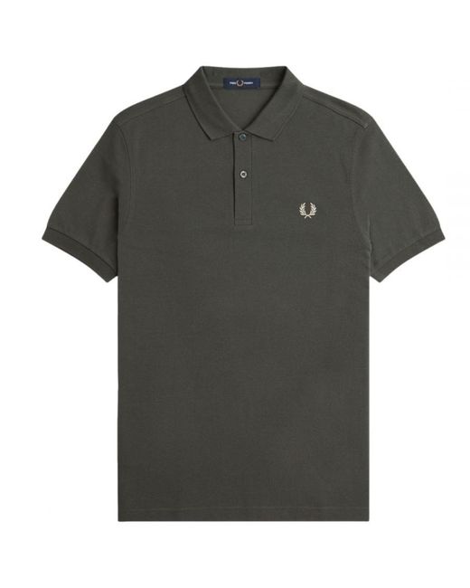 Fred Perry Green Slim Fit M6000 297 Anchor Polo Shirt for men