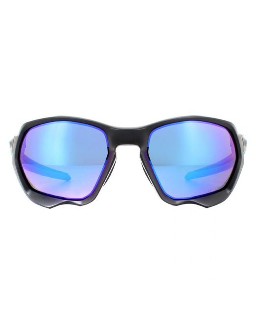 Oakley Blue Sunglasses Plazma Oo9019-08 Matte Sapphire Polarised Prizm for men