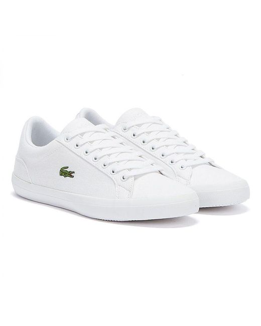 Lacoste White Lerond Bl 2 Cam Trainers Rubber for Men | Lyst UK