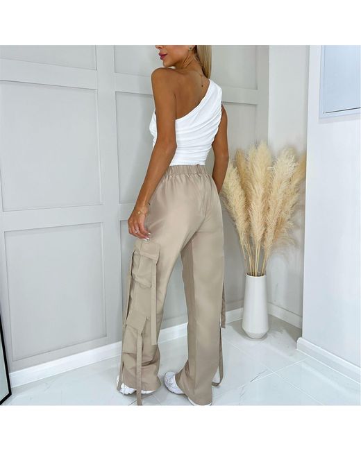 AX Paris Multicolor Detail Cargo Pants