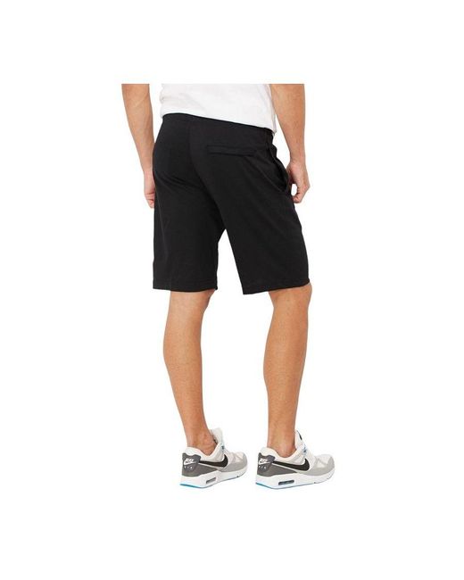 Nike Black Crusader Jersey Shorts for men