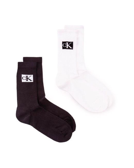 Calvin Klein White 2 Pack Sport Socks for men