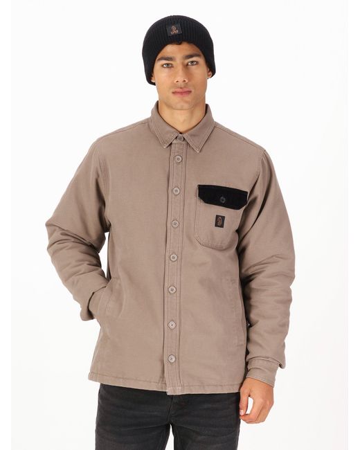 Luke 1977 Natural Bala 1000 Button Shacket for men