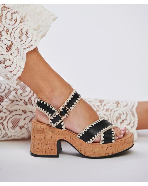 Westland Black Mia 01 Sandals