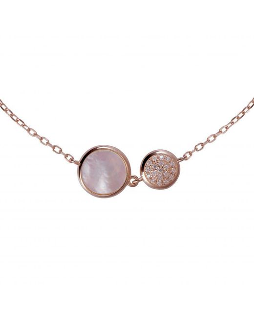 Orphelia Pink 'Anise' 925 Sterling Bracelet