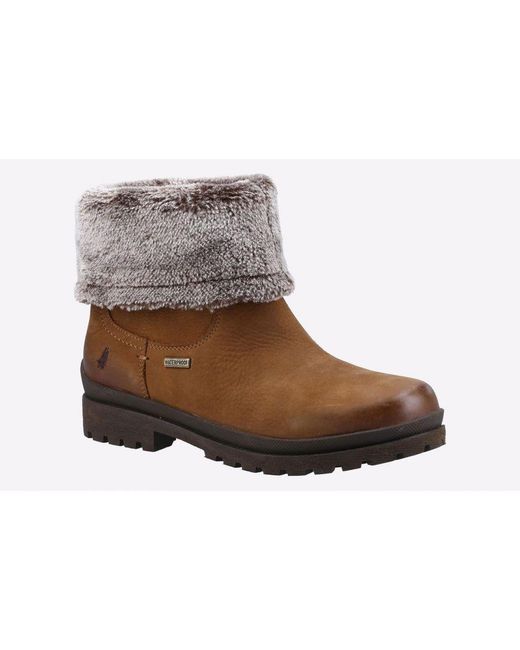 Hush Puppies Brown Alice Waterproof