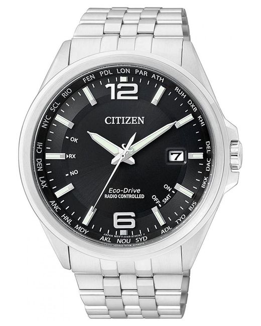 Citizen Metallic Silver Watch Cb0010-88e Stainless Steel for men