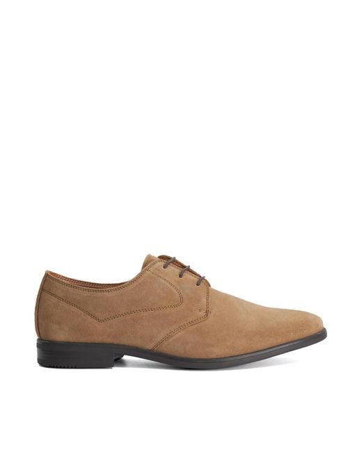 Dune Brown Burtford Suede Lace-Up Gibson for men