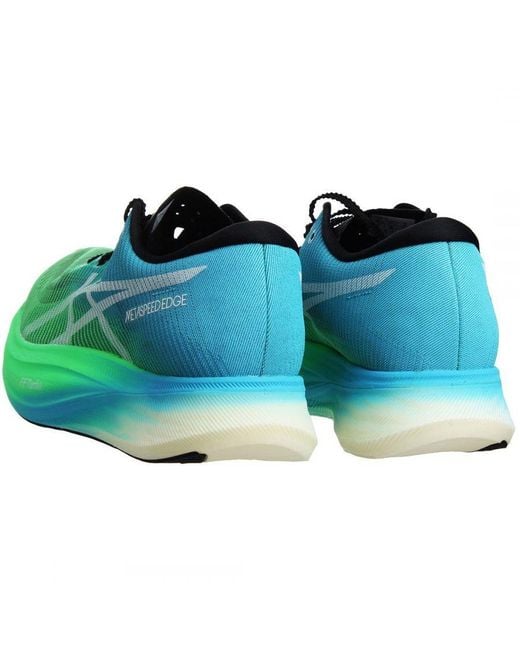Asics Blue Metaspeed Edge+ Running Trainers Rubber for men