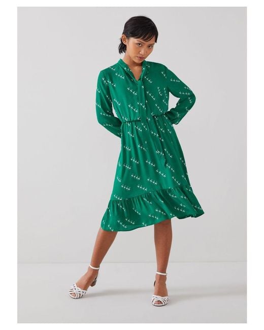 LK Bennett Bridget Dresses Cream in Green Lyst UK