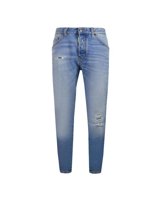 DSquared² Blue Cool Guy Jean Denim Pants Cotton for men