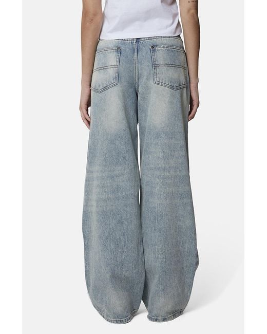 Good For Nothing Blue Baggy Fit Ripped Denim Jean