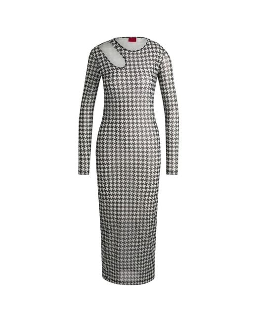 HUGO Gray Nalusia Dress