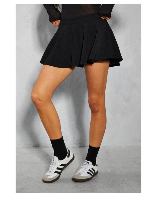 MissPap Gray Floaty Mini Skort