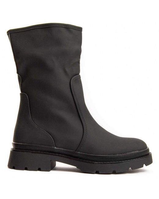 Montevita Black Platform Ankle Boot Marinne2