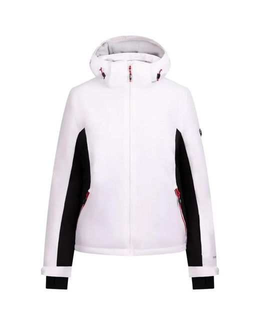 Trespass White Ladies Doris Ski Jacket