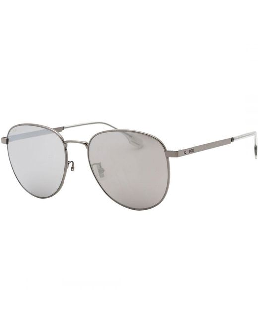 Boss Gray 1536/F/S 06Lb T4 Sunglasses Metal for men