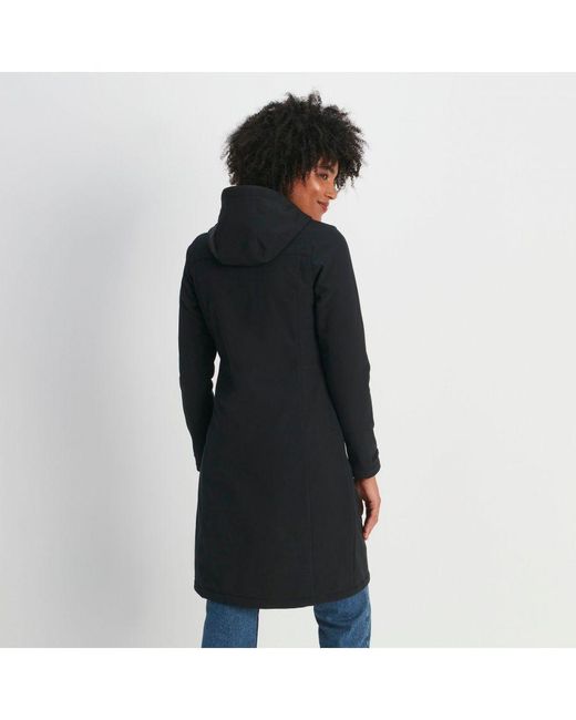 TOG24 Black Marina Extra Long Softshell Jacket