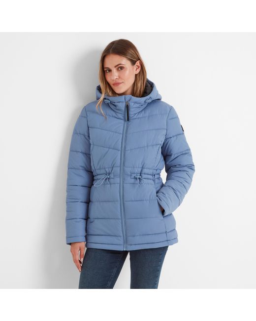 TOG24 Blue Anthorn Padded Parka Misty Polyamide