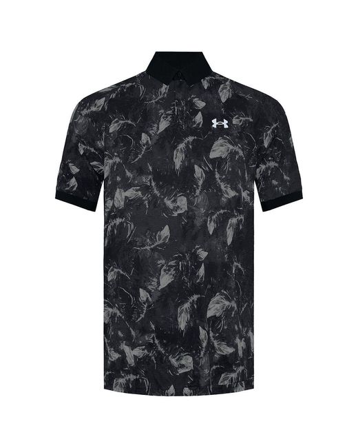 Under Armour Black Is-Chill Bof Polo Shirt Nylon for men