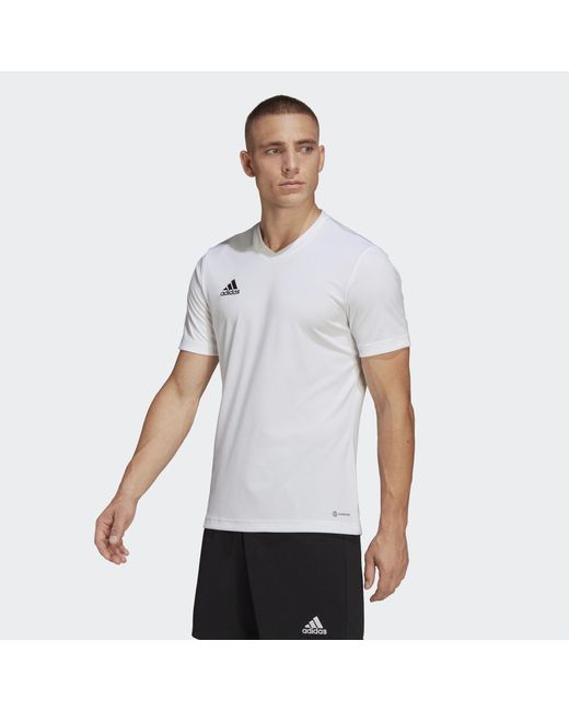 Adidas Originals White Entrada 22 Jersey for men