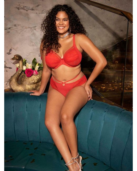 Elomi Red Kendra Plunge Bra