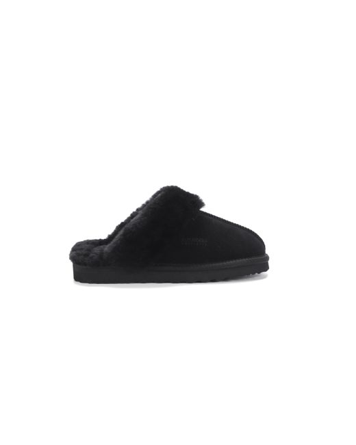 Aus Wooli Black Australia Sydney Scuff Slippers