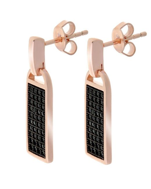 Orphelia White 925 Sterling Drop Earrings