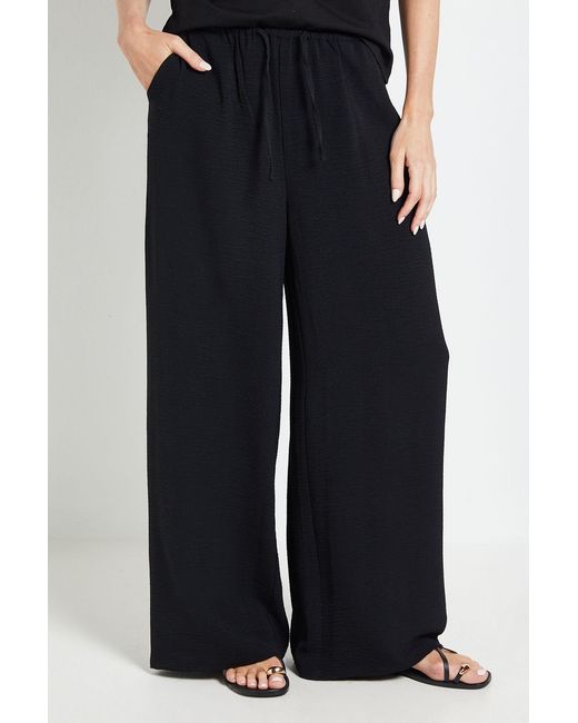 Wallis Blue Drawstring Woven Trouser