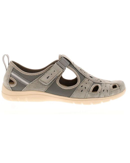 Free Spirit Brown Cleveland Flat Shoes Textile