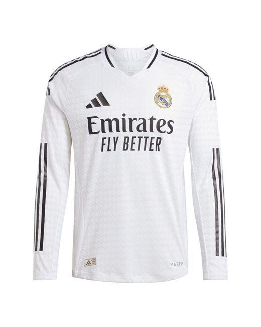 Adidas White Real H Jersey Au L T-Shirt for men