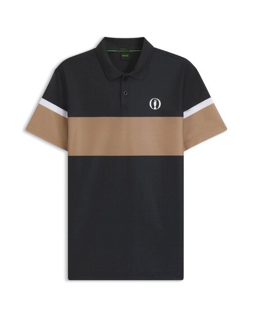 Boss Black Open 25 Paddy Grid Pattern Polo Shirt for men