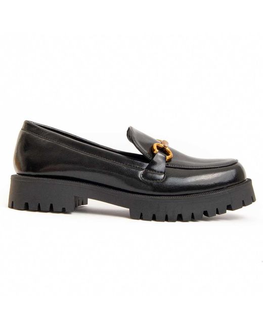 Montevita Black Platform Moccasin Macca3