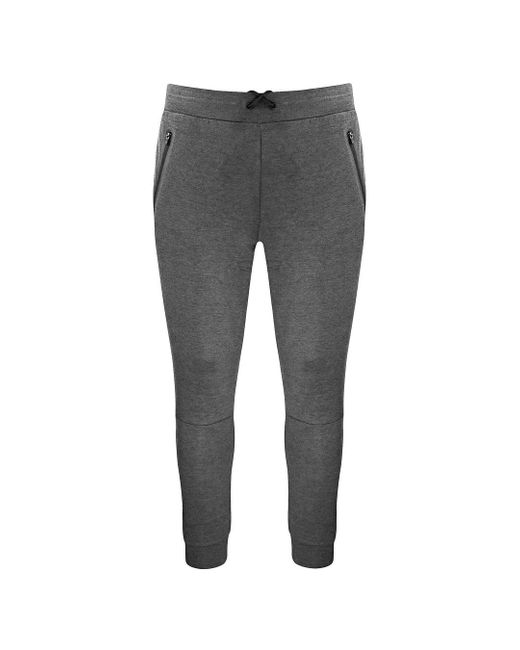 New Balance Gray Stretch Waist Graphic Logo Fortitech Fleece Track Pants Mp11143 Ag Cotton for men
