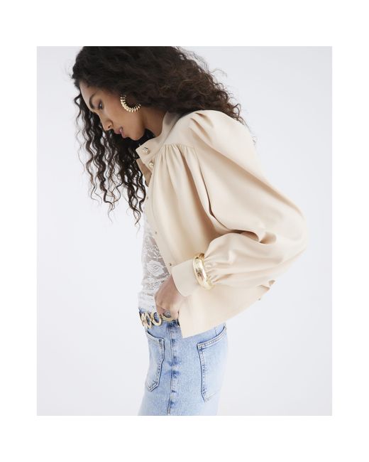 River Island White Jacket Cape