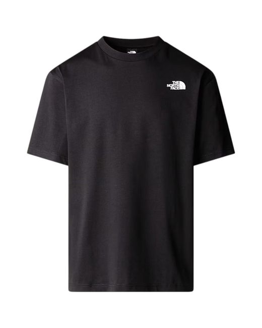 The North Face Black U Ss Nse Oversized T-Shirt Cotton for men