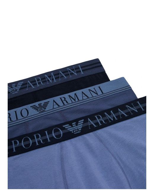 Emporio Armani 3 Pack Koffer in het Blue voor heren