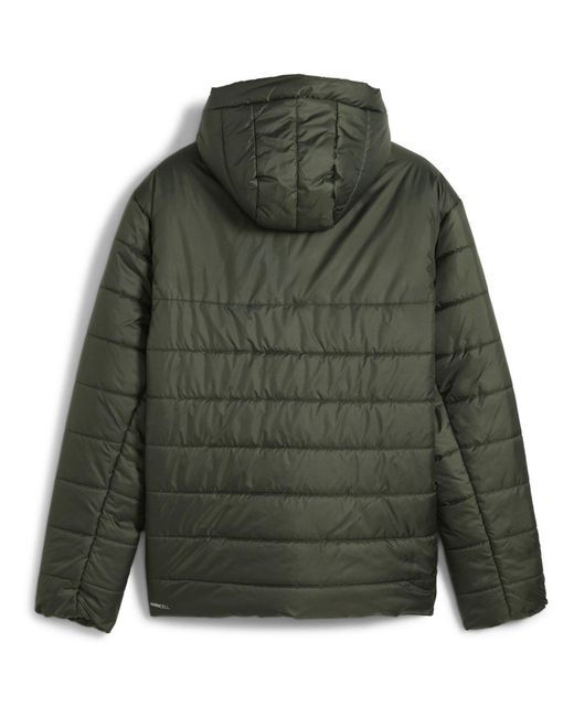PUMA Green Essentials Insulated Warmcell Water Repellent Hooded Padded Puffer Jacket for men