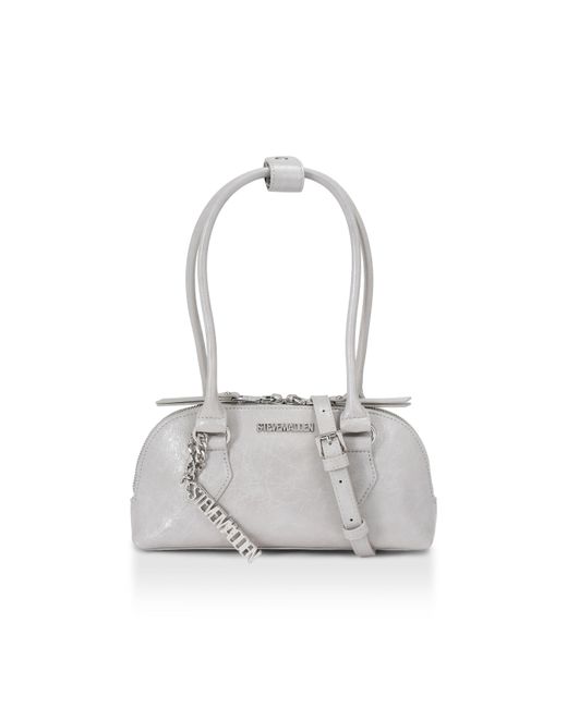 Steve Madden White Curtis Bag