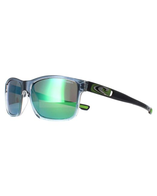O'neill Sportswear Green Rectangle Transparent Mirrored Convair for men